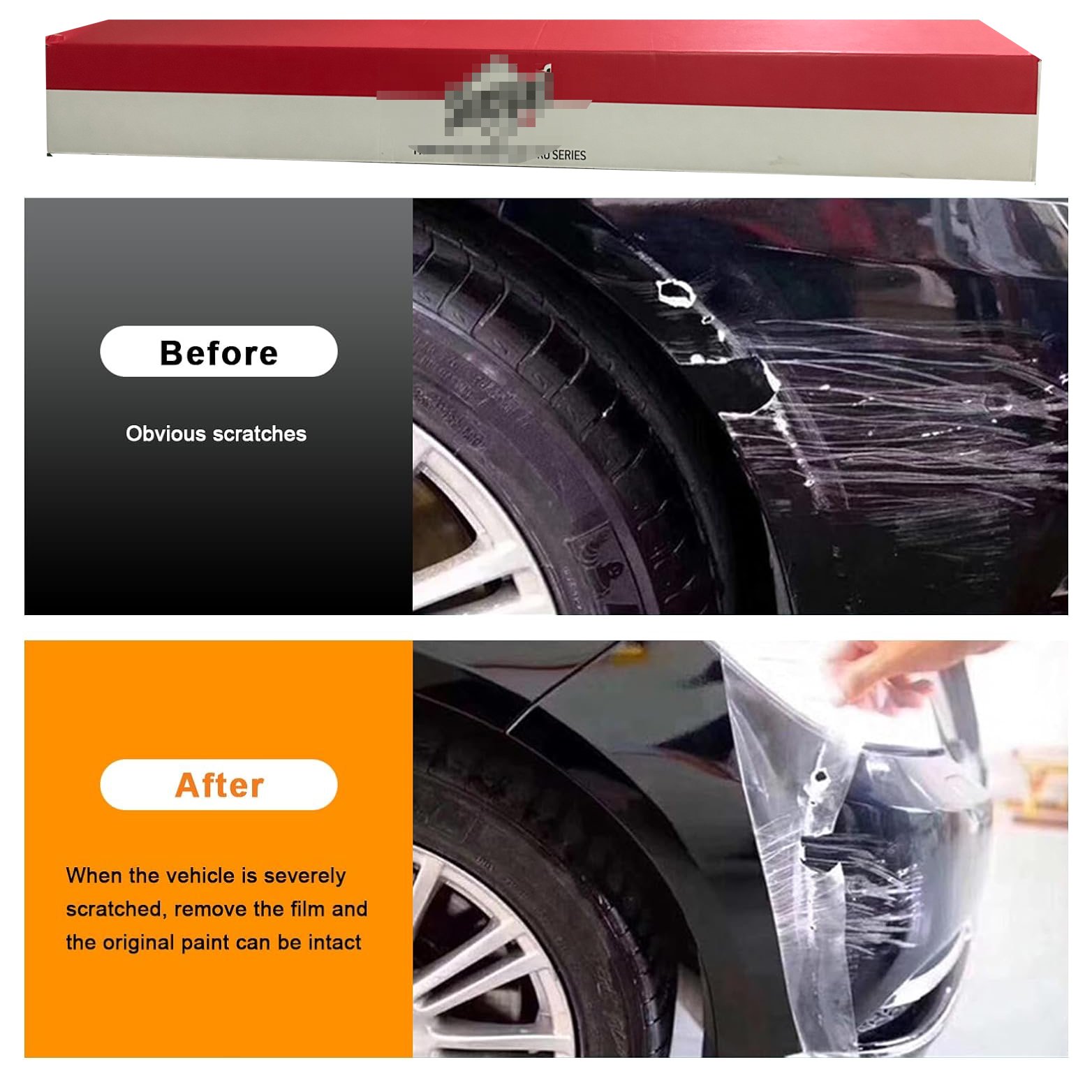 3M High Quality 7.5Mil TPU PPF Film Anti Scratch self healing PPF Gloss Clear Car Body PPF Paint Protection Film for Car paint