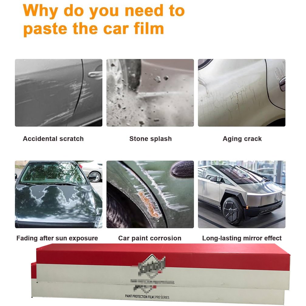 3M High Quality 7.5Mil TPU PPF Film Anti Scratch self healing PPF Gloss Clear Car Body PPF Paint Protection Film for Car paint