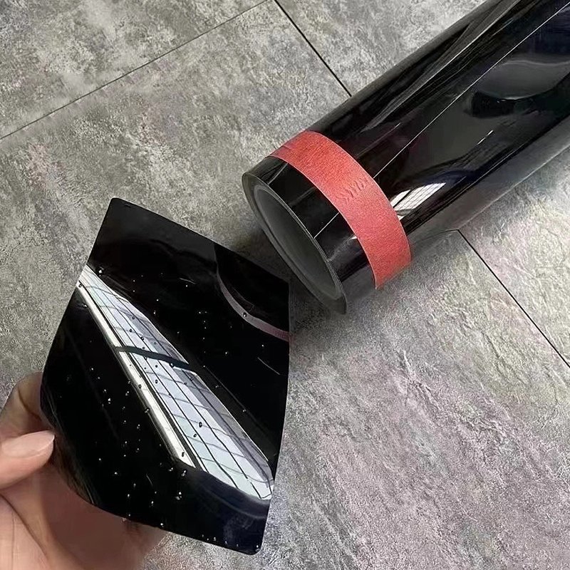 Wholesale Factory Price Chrome Color Change Film Self-Adhesive Auto Sticker Vinyl Tpu Piano Black For Car Wrap