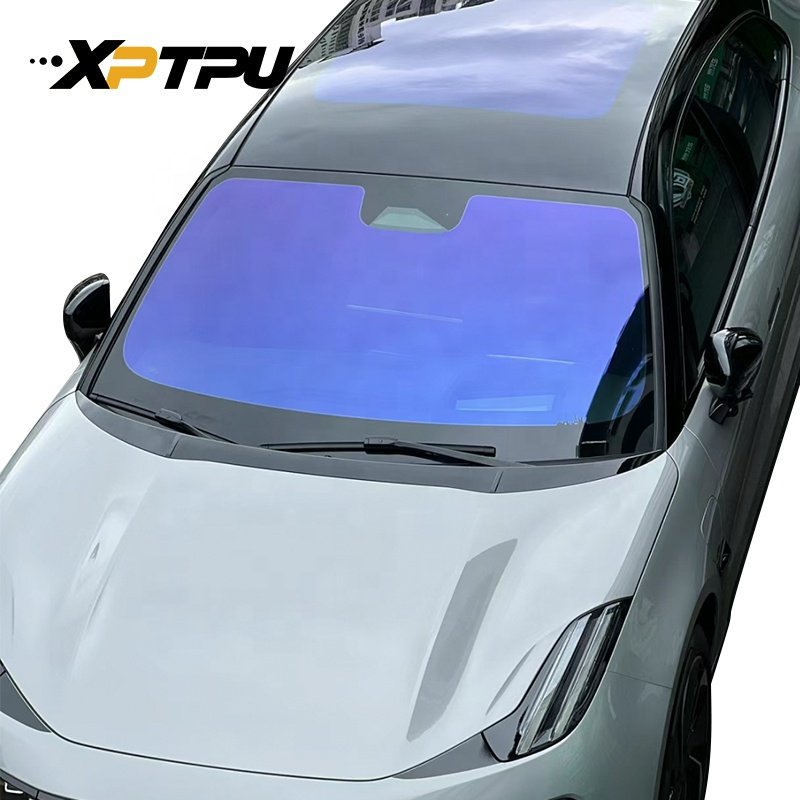 1.52*30M/60M/600M multi color 70%VLT sun protection glass window tint chameleon automotive car film