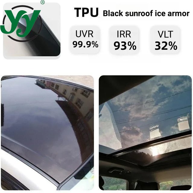 Rain-proof sun-proof ppf protection film anti fouling TPU Car Wrap Vinyl Skylight Ice Armor Blue Black Car Paint Protection Film