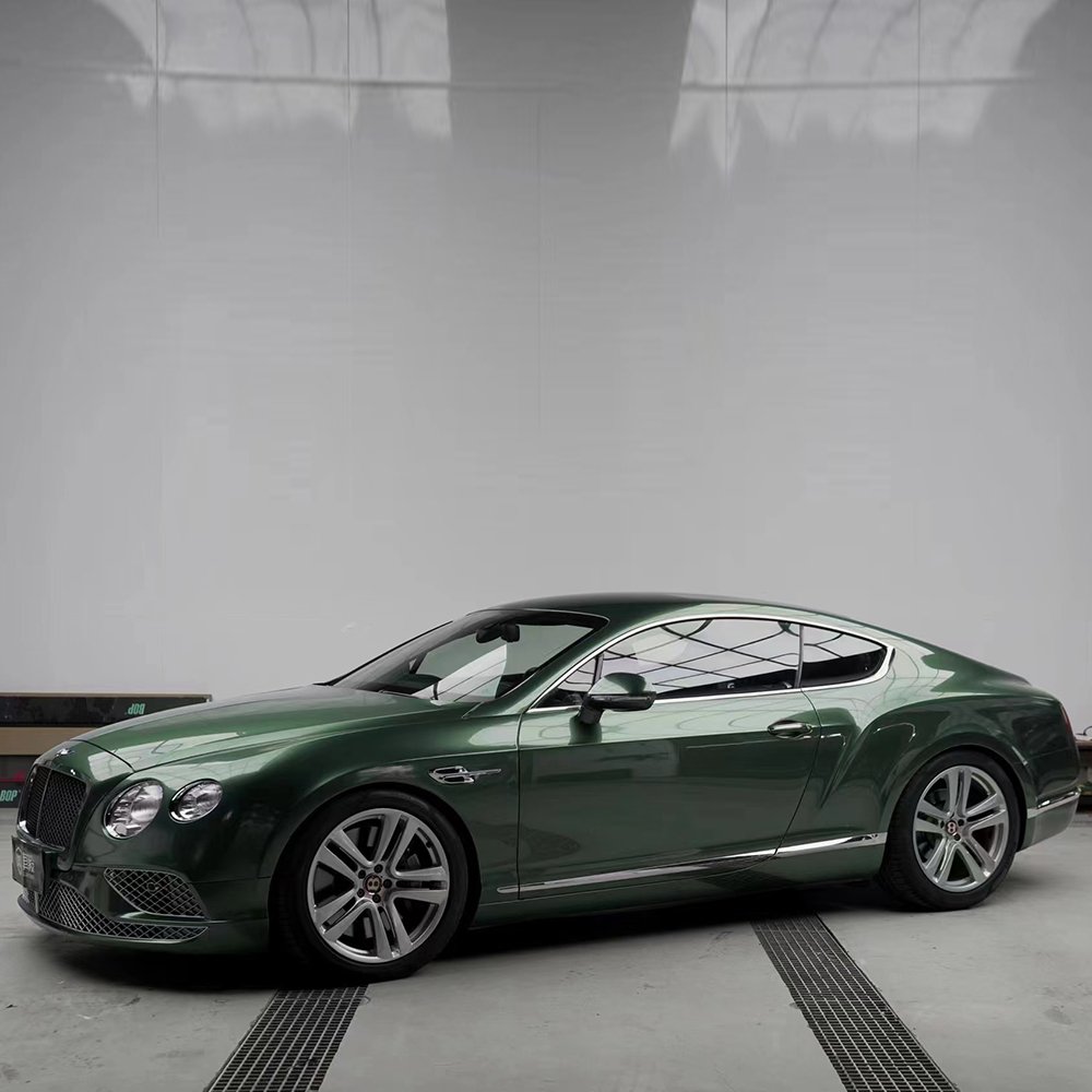 WRAPMASTER 1.52*18 meter emerald green PET gloss automotive car vinyl wrap sheets