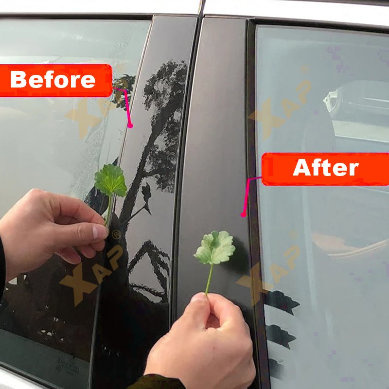 For Mazda CX5 2017-2020 TPU Transparent Protective Film Exterior Windows BC Center Pillar Strip Car Sticker Car Accessories