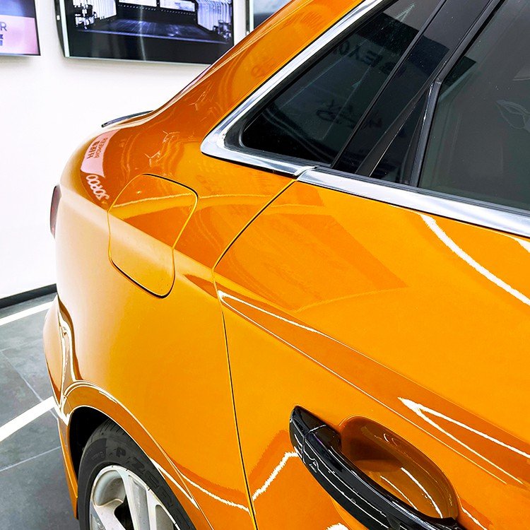 Manufacturer NKODA Car Body Wraps Anti Scratch Self Healing Red pink orange wrap Color Paint Protective Film TPU PPF Fo rfor tesla model y