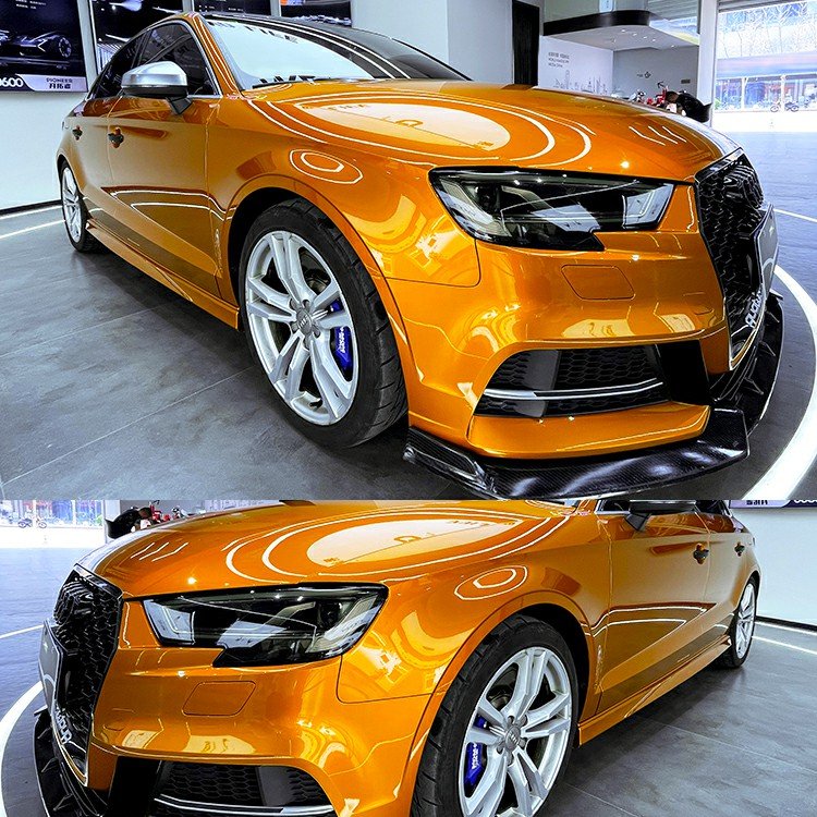 Manufacturer NKODA Car Body Wraps Anti Scratch Self Healing Red pink orange wrap Color Paint Protective Film TPU PPF Fo rfor tesla model y