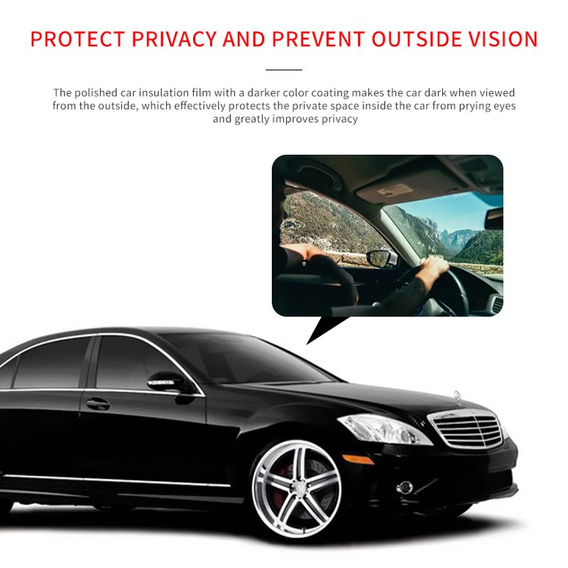 Factory price black solar windows tint film security safety protective heat resistant car window film