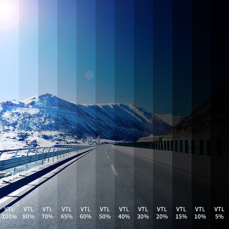 Factory price black solar windows tint film security safety protective heat resistant car window film