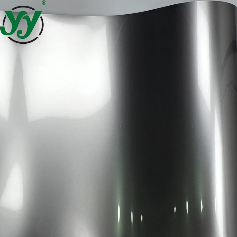 High Glossy Liquid Metallic Silver Adhesive Vinyl Car Decals for Vehicle Wrapping Foil Sticker