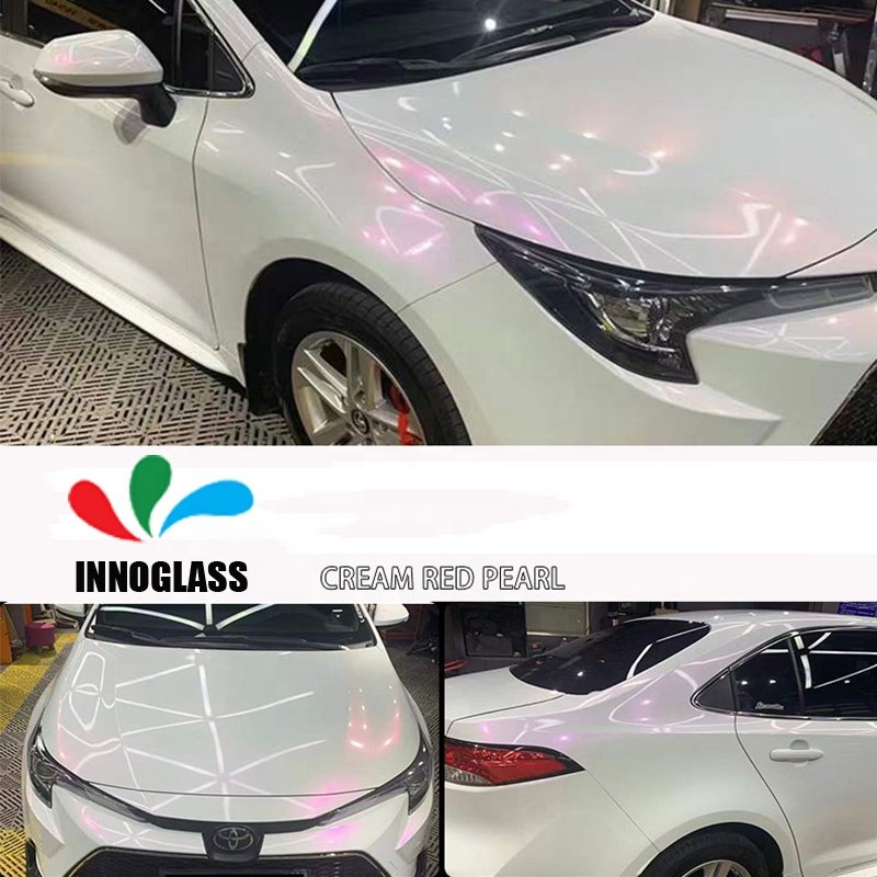 Auto color change film white color change series Cream Red pearl High quality Paint Protection Film Full Car Body Sticker