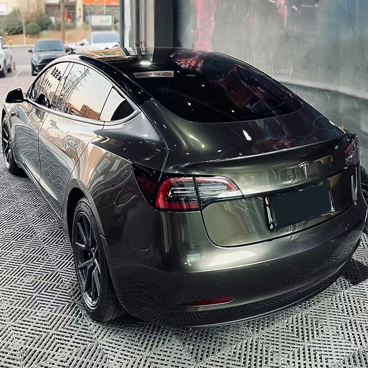 Small MOQ Car Vinyl Black High Gloss Wrapping Car Film PVC Vinyl Black Wraps