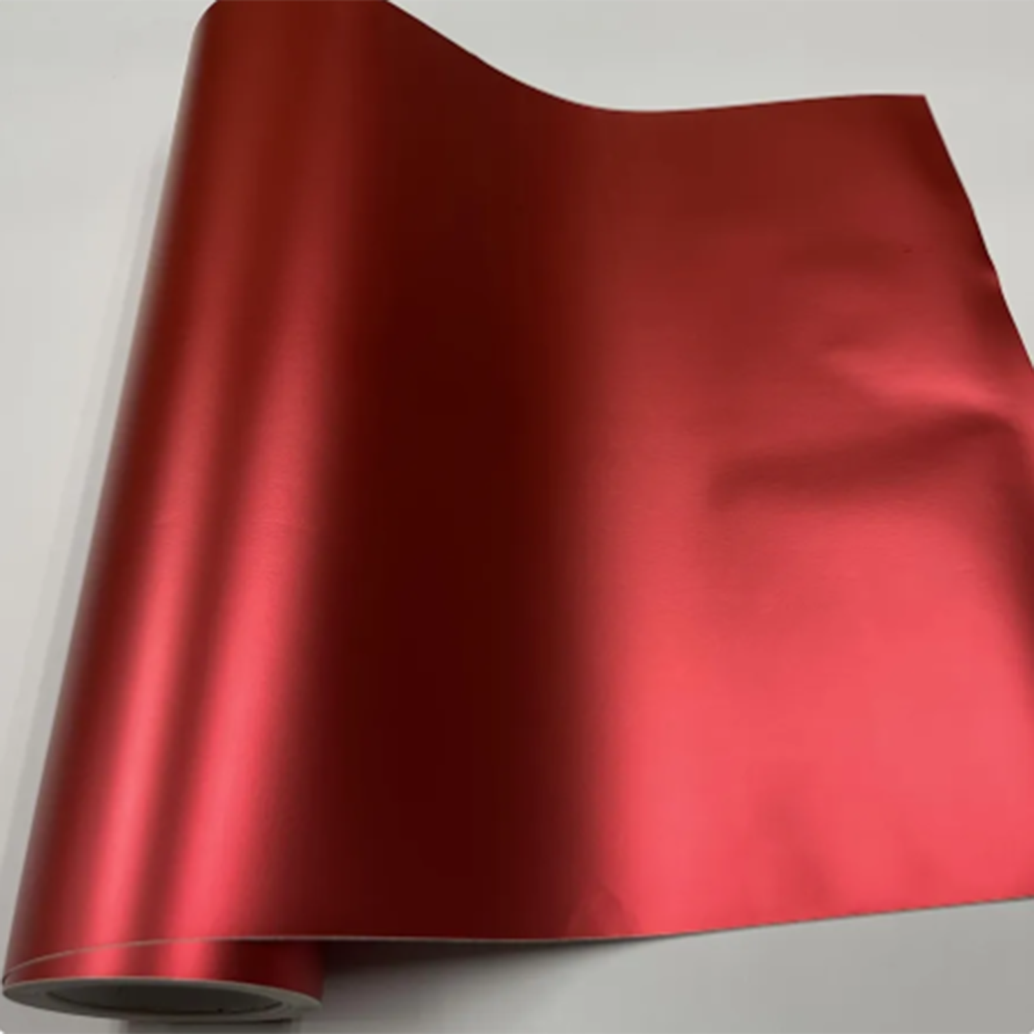 ICE FILM MATT Supreme Red Vinyl Wrap Film Roll Self Adhesive PET Liner(1.64ft*29.5ft) Air Bubble Free Good Viscosity