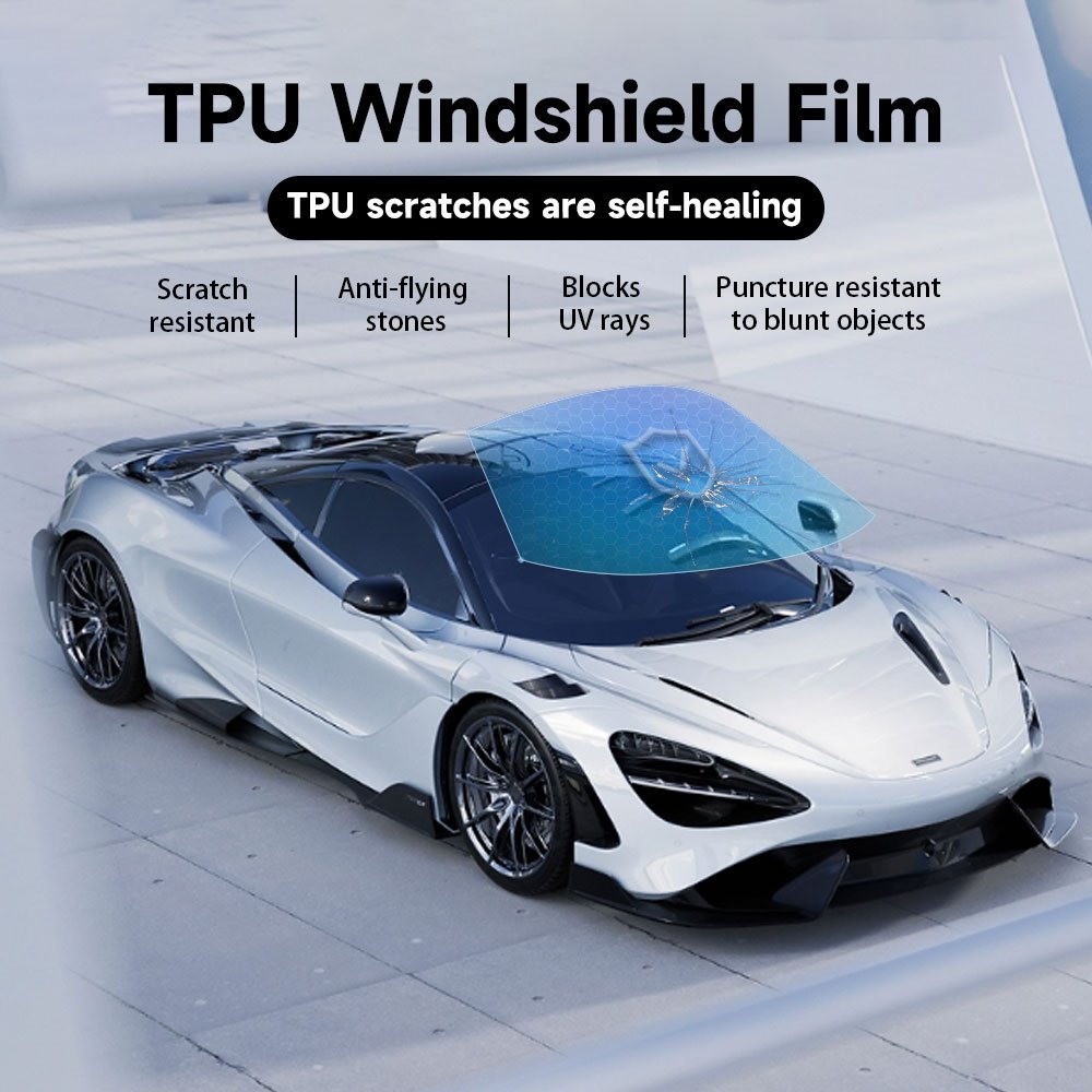 TPU Windscreen Film Window Film - Global Market, Heat Insulation, UV Protection Nano Ceramic Car Window Tint Windshield Tpu Ppf