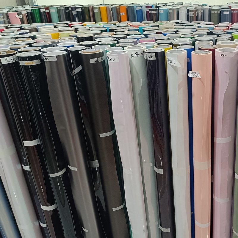 Wholesale Car Wrap Vinyl Foil Stickers Stretchable Air Bubble Free Crystal Viper Green Car Wapping Film