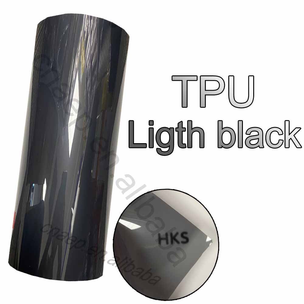 Self Healing TPU Clear to Black/ Purple Car Headlight Tint Film TPU Car Taillight Headlight Intelligent Photochromic Films