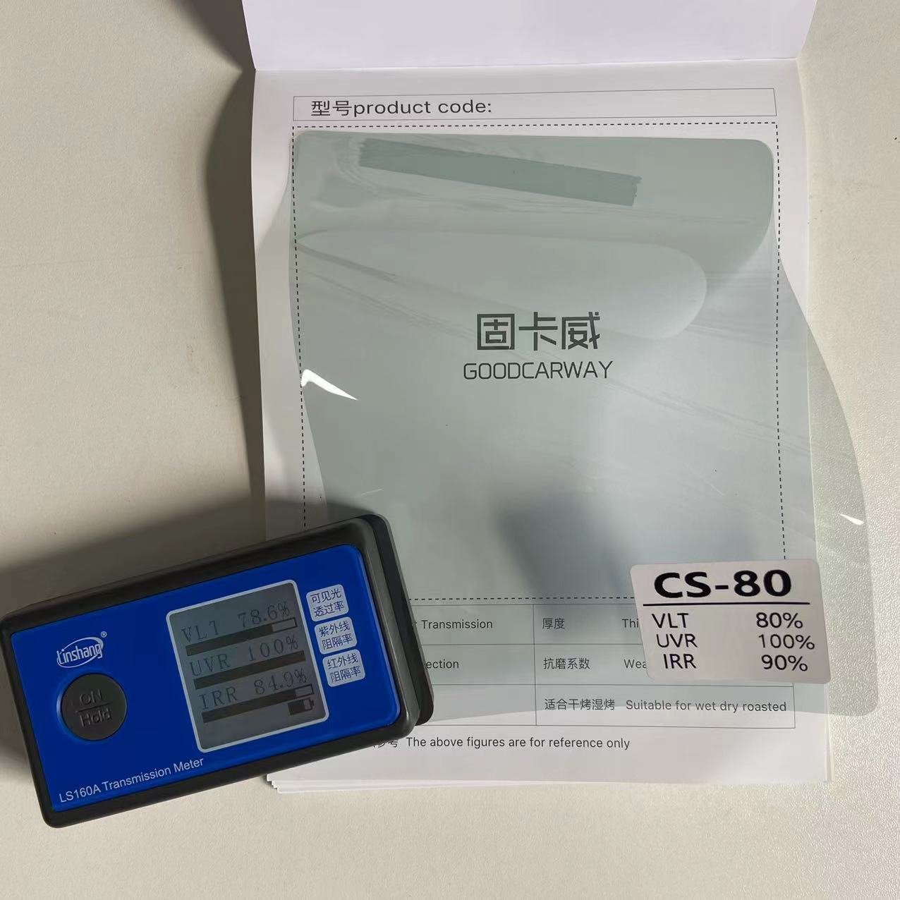 Factory Wholesale Nano Ceramic CS-80 UV99% High IR Heat Insulation Available Price Car Window Film