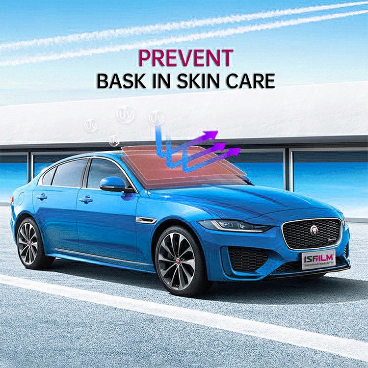 Factory Car Windscreen Tint Film / Green Chameleon Film / Car Front Window Photochromic Film For Car