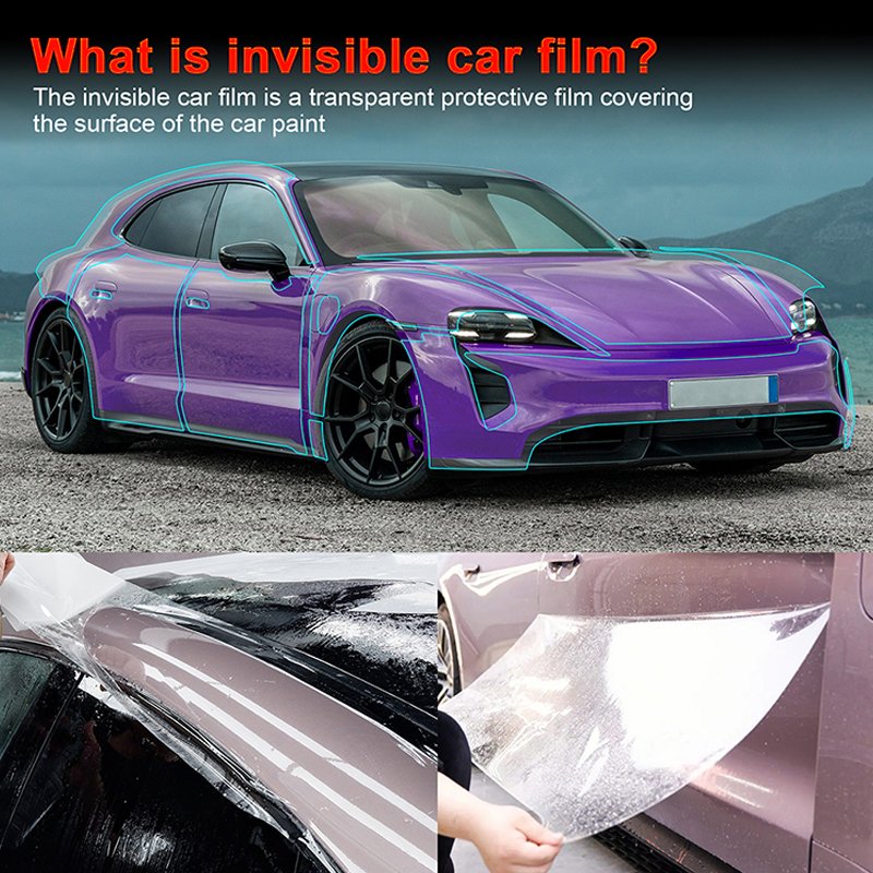 For Porsche TAYCAN 2020 2021 2022 2023 each part TPU PPF pre-cut car anti-scratch self-healing transparent paint protective film