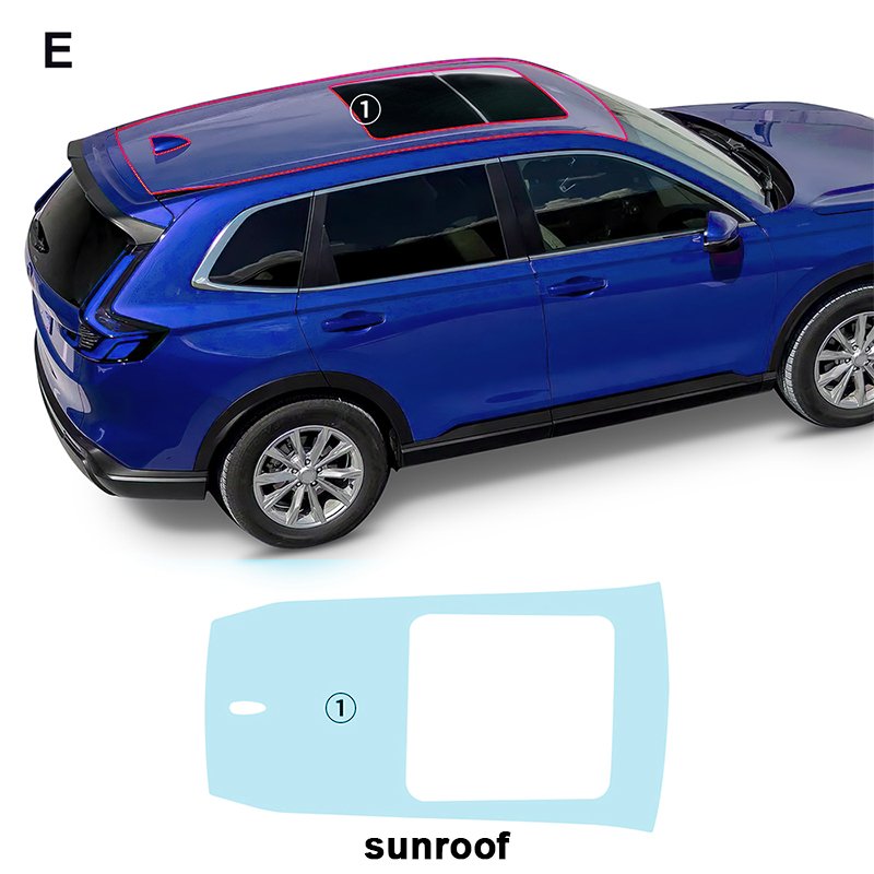 For HONDA CRV 2023 2024 each part TPU PPF pre-cut car anti-scratch self-healing transparent paint protective film