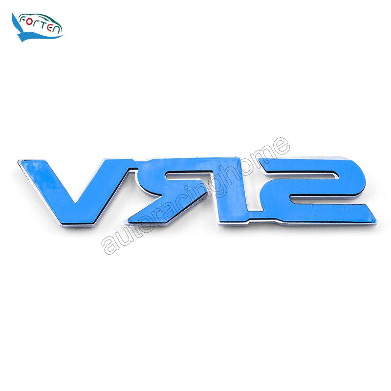 Customized Chrome ABS Car Emblem Badge Car Exterior Accessories 3D Car Letter Name Plate Badge Emblem Decal Sticker For SRV