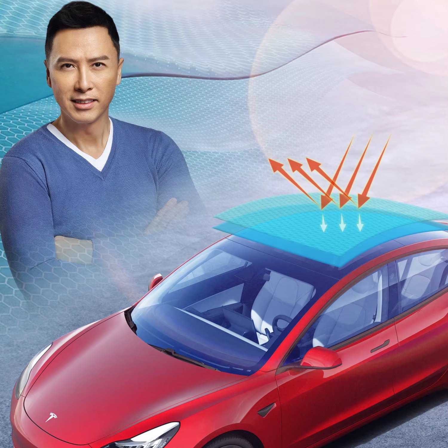 LIDA Car sunroof films TPU material IRR 99% VLT 72% UV 100% High insulation Car films