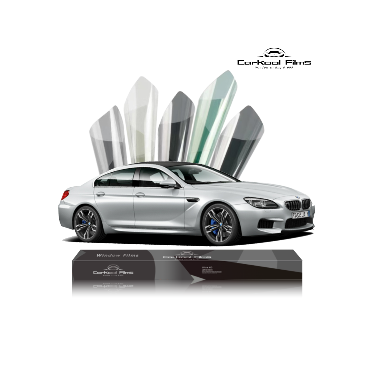 Ultra HD Nano Ceramic Film HD Vision Privacy Protection Anti Glare Car Films 99% UV Rejection Self-adhesive Car Window Tint Film