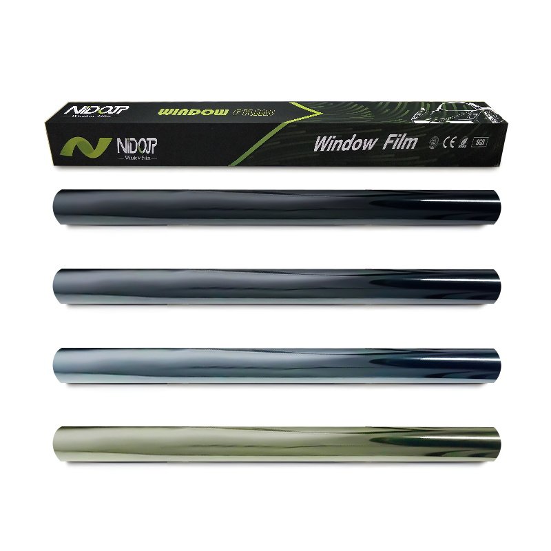 Car window tint film vlt 5 black auto nano ceramic Windshield solar safety film explosive proof UV 99% window film for car