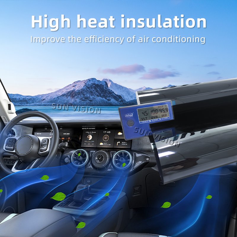 Top Quality Ultra Hd 1.52*30M Heat Resistant Privacy Protection Nano Ceramic Window Solar Film Carbon Car Window Tint Film