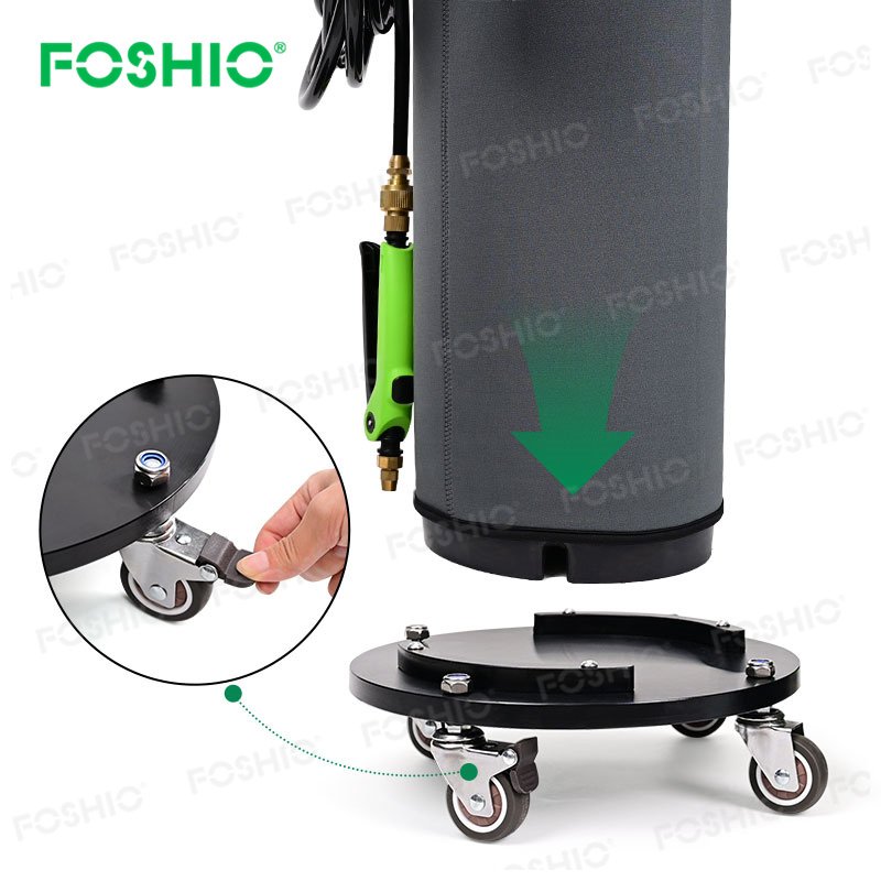 Foshio Customize Auto PPF Window Tint Tool Solar Tint Film Heat Lamp Display 5 Gallon Tint Keg For Car Washing
