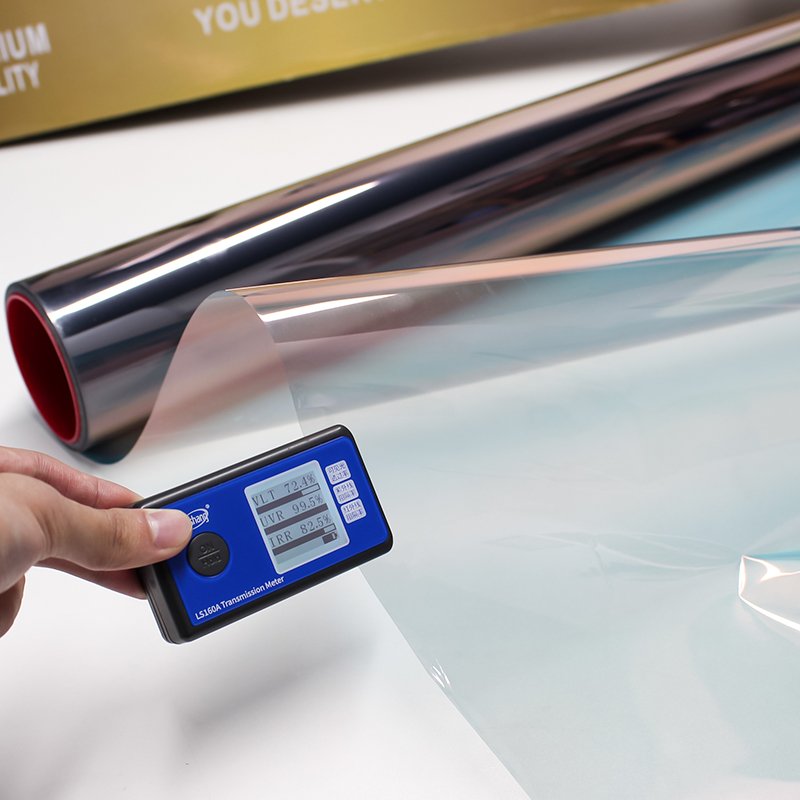Topsee chameleon blue window tint film smart film for car window tint adjustable electric window tinting film