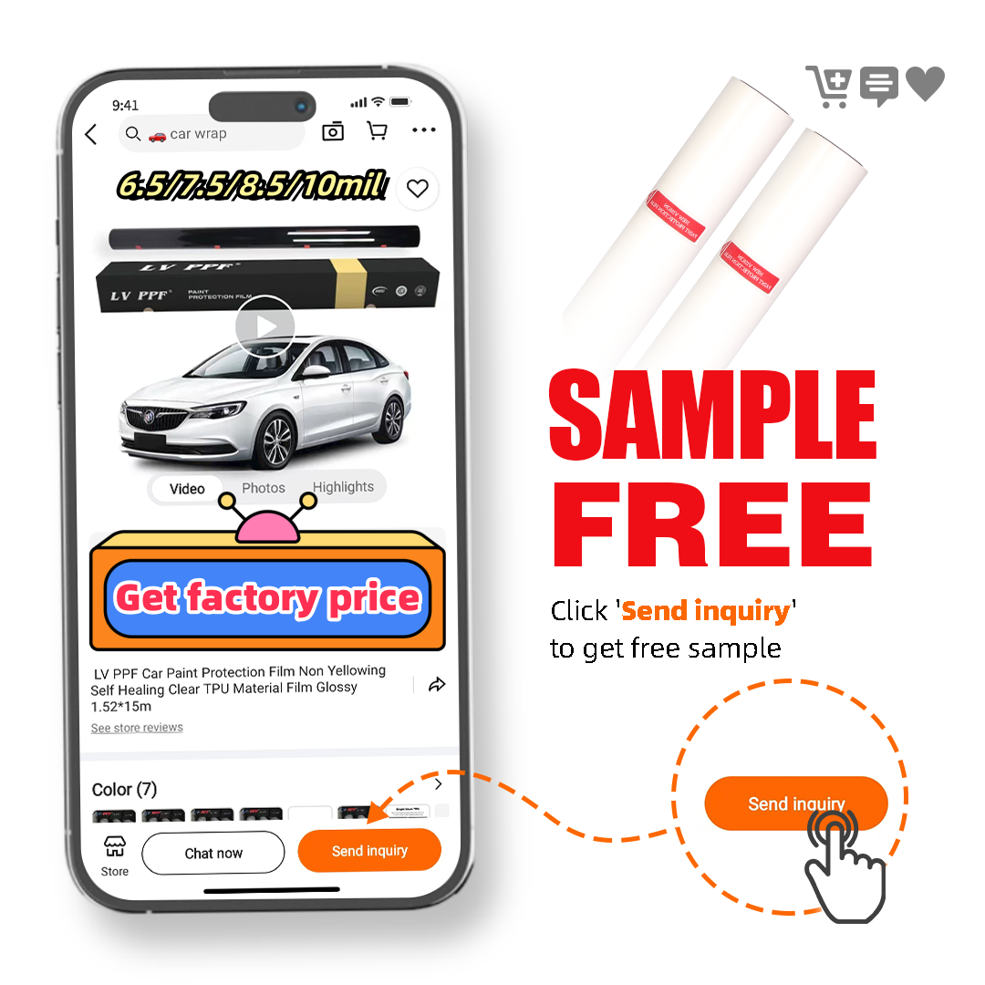 Self Healing Electric Vehicle PPF TPU Car Paint Protection Film Auto Film TPU Car Film Protection For Cars Paint Decorations