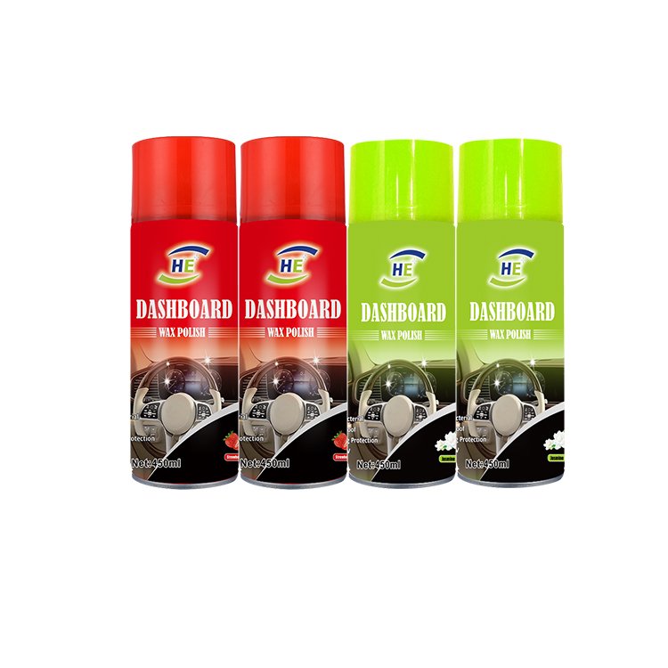new design wholesale car wax silicone spray dashboard polish 450ML