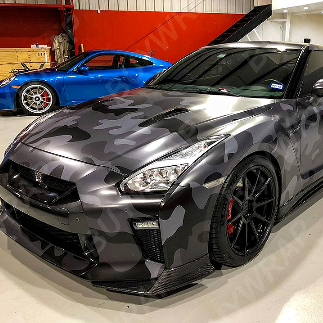 TSAUTOP 1.52*30m New Style Removable Camouflage Wrapping Film Vinyl Car Wrap Design Vehicle Sticker