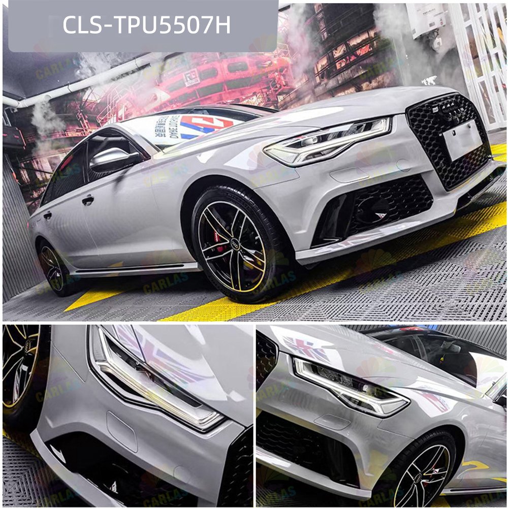 CARLAS Crystal TPU Car Film Volcanic Grey Car TPU Wrap Color Paint Protective Film Color PPF Film Antiscratch