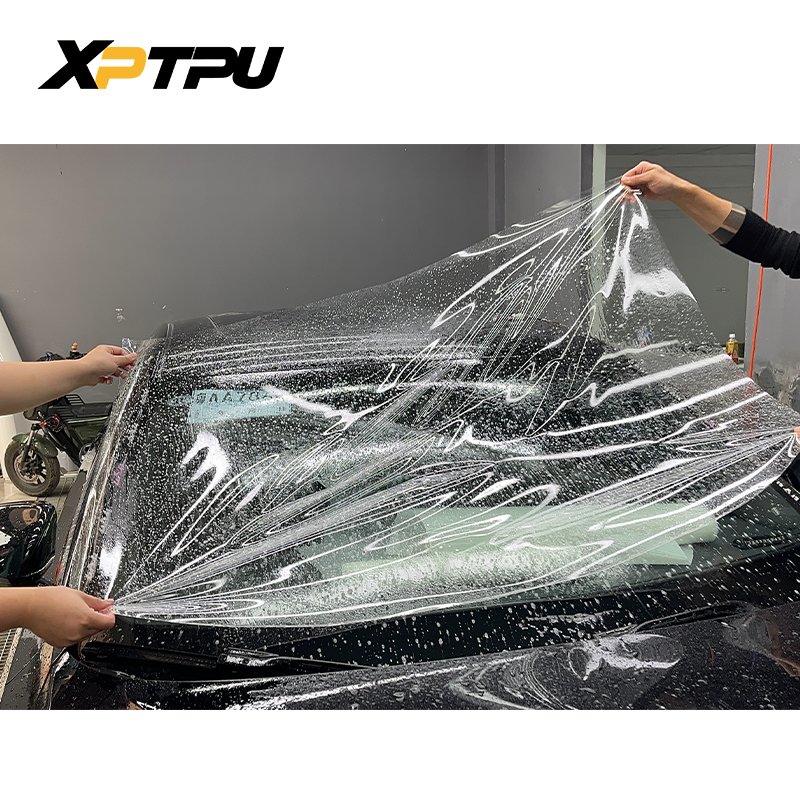 High Clarity TPU Windshield Protection Film 6.5Mil Thickness Explosion Proof Clear