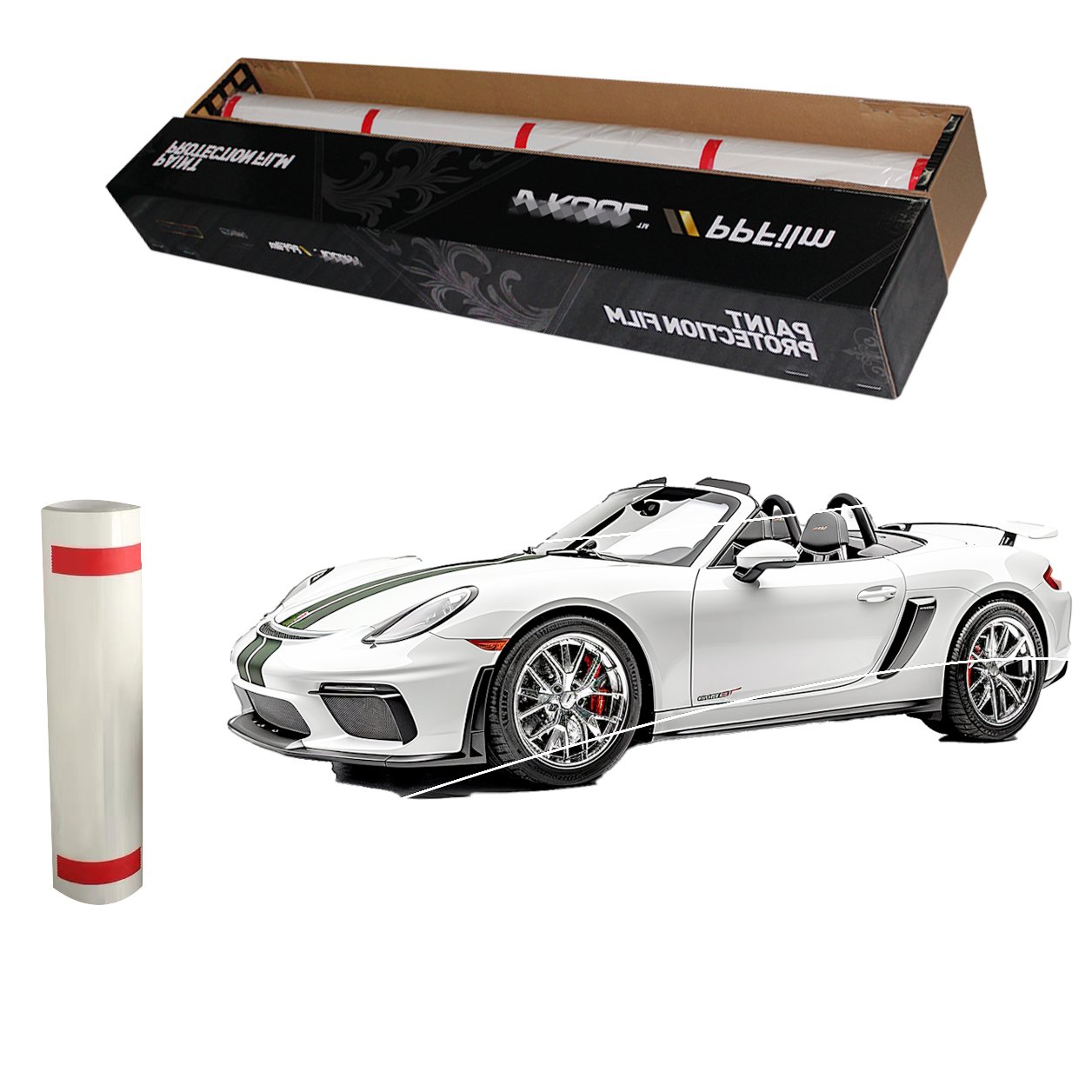 1.52m x 15m nano ceramic film Car Warp Auto Self-healing TPU Car Body ppf paint protection film OEM