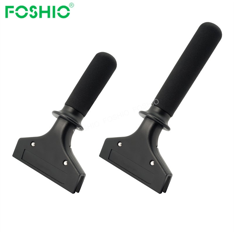 Foshio Customize 3 In 1 Car Window Tint Tool With Replacement Blade Rubber Scraper Ppf Squeegee Set