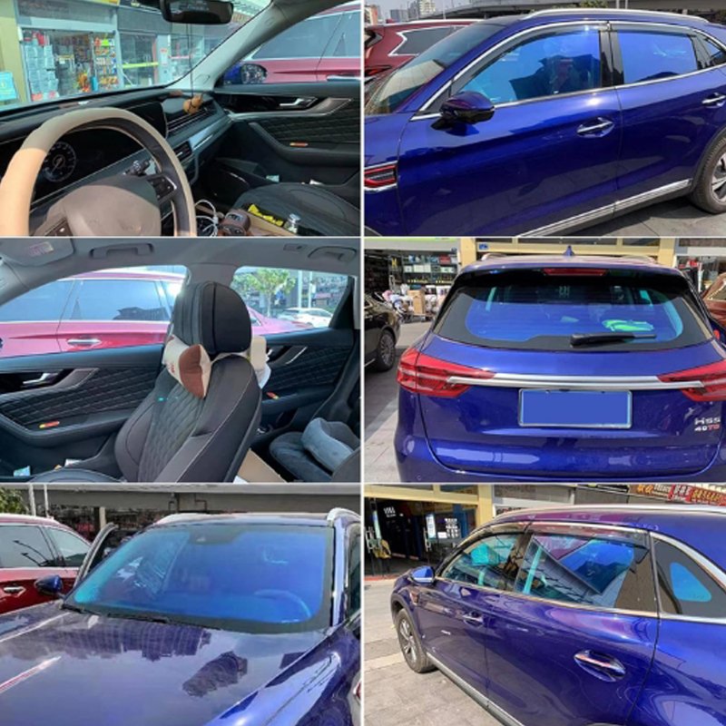 DMIS Chameleon Tint70% Sunset Red Yellow Chameleon Tint Nano Ceramic Solar Colored Sunset Car Windscreen Chameleon Tint Film