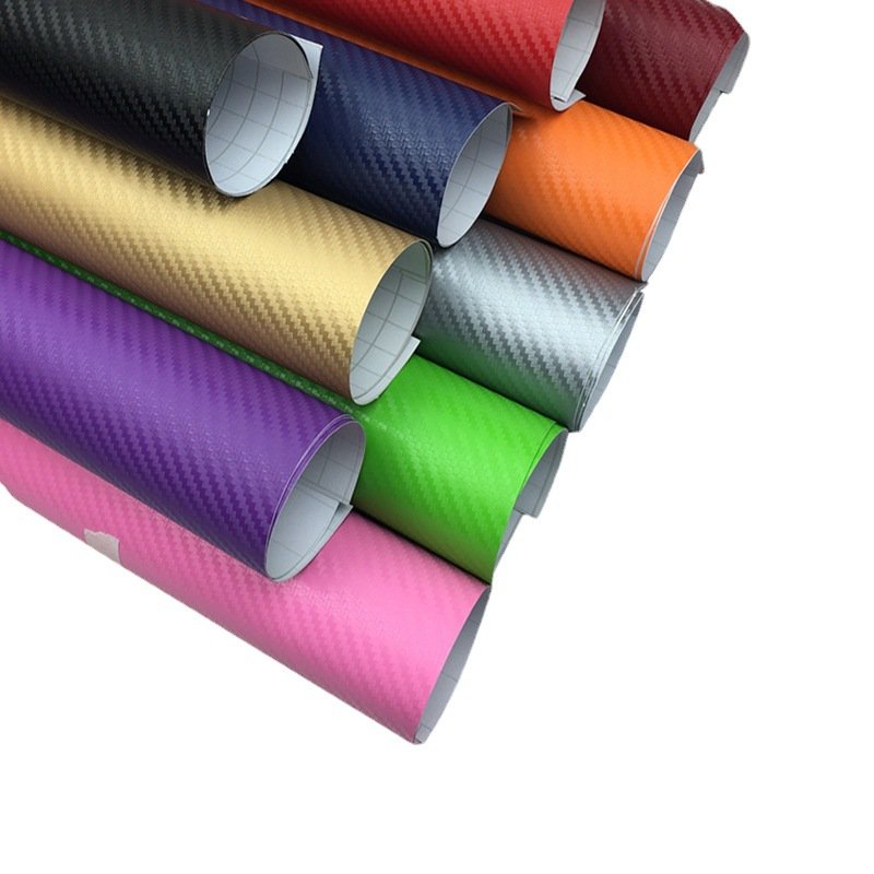 Factory Price 50x127cm 3d Carbon Fiber Sticker Car Wrap Vinyl Film Roll For Car Color Change Interior Decoration