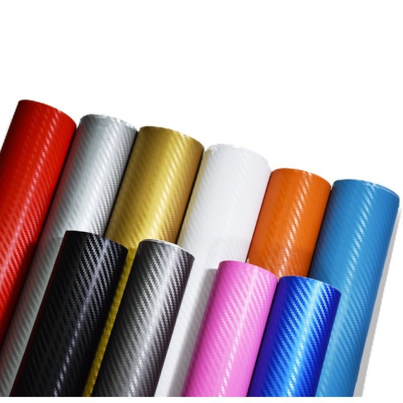 Factory Price 50x127cm 3d Carbon Fiber Sticker Car Wrap Vinyl Film Roll For Car Color Change Interior Decoration