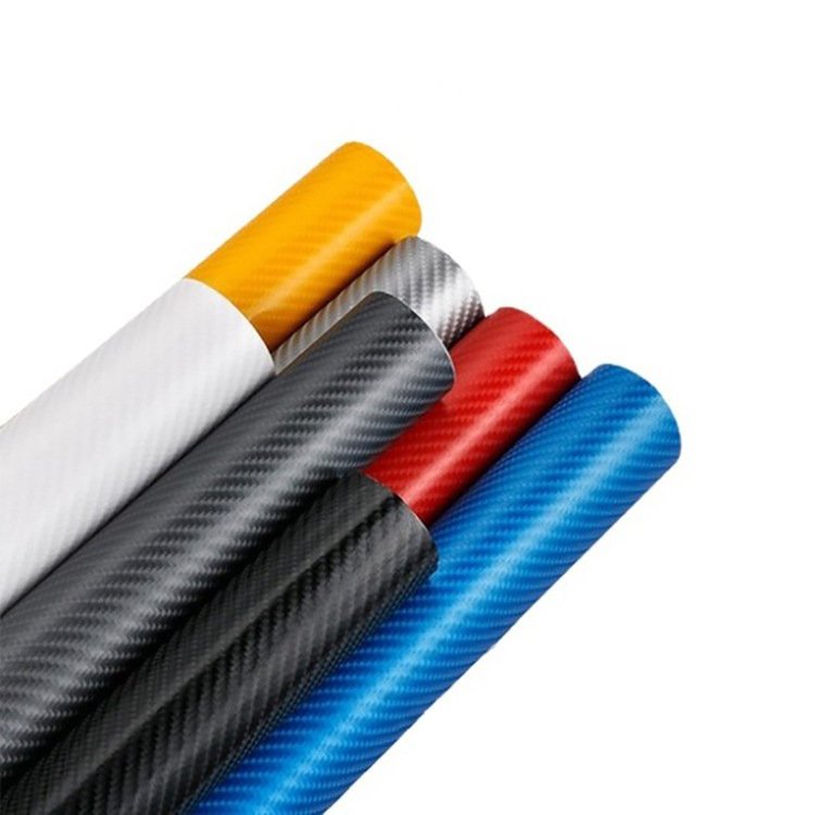 Factory Price 50x127cm 3d Carbon Fiber Sticker Car Wrap Vinyl Film Roll For Car Color Change Interior Decoration
