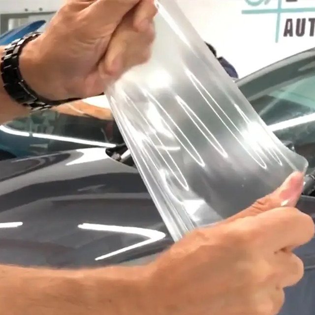 Self Healing Car Paint Protection Glossy Vinyl 6.5-9.5 mil Clear Protective Film TPU PPF