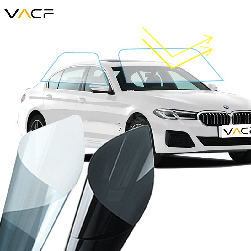 Crystalline Automotive Window Film Non-metal 99% IR Rejection Glare Reduction Nano Ceramic Tint Car Film