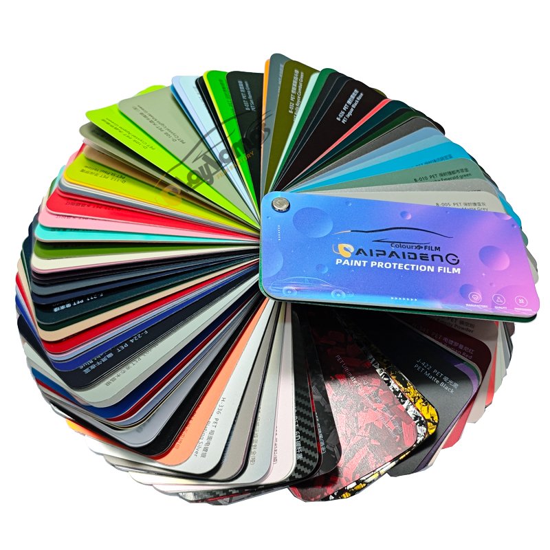 Car Color Wrap Sample Swatches Books Color Shift Wrapping Vinyl Car Films