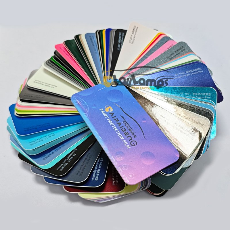 Car Color Wrap Sample Swatches Books Color Shift Wrapping Vinyl Car Films