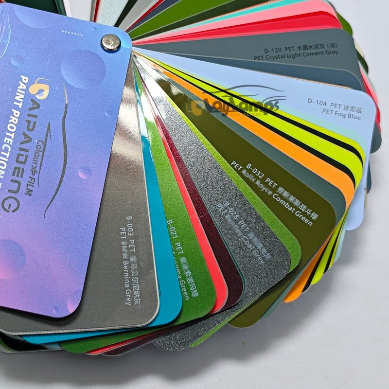 Car Color Wrap Sample Swatches Books Color Shift Wrapping Vinyl Car Films