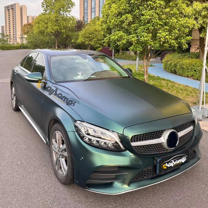 Color Change Film Wrap Pvc Paint Protection Ppf Car Film Electro-Optic Metallic Dark Green For Car