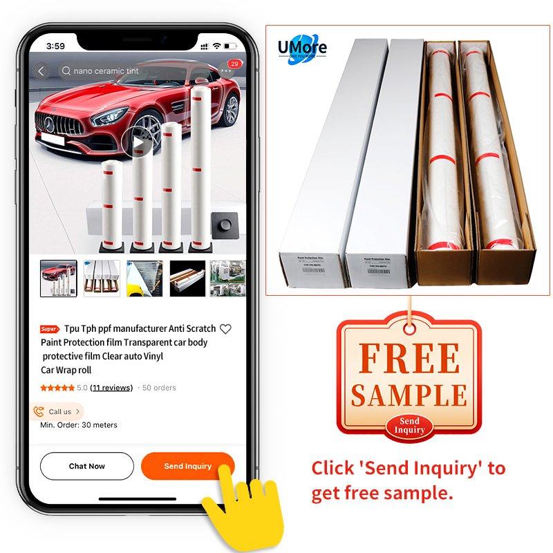 10 Years Warranty USA Quality Self Healing Nano Coated Car Protective Film TPU PPF Paint Protection Film TPH PPF Proteccion Roll