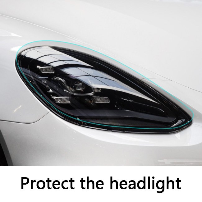 High quality Anti-Sracth fim Headlight Tinted Vinyl 0.35*10m with TPU material car headlight film