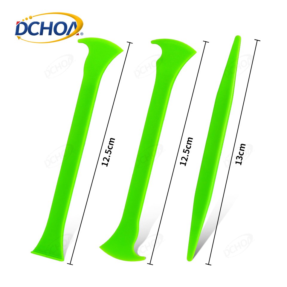DCHOA Film Tucking And cutting Tool Kit 3pcs set Vinyl Car Wrap Tucking Corner Squeegee