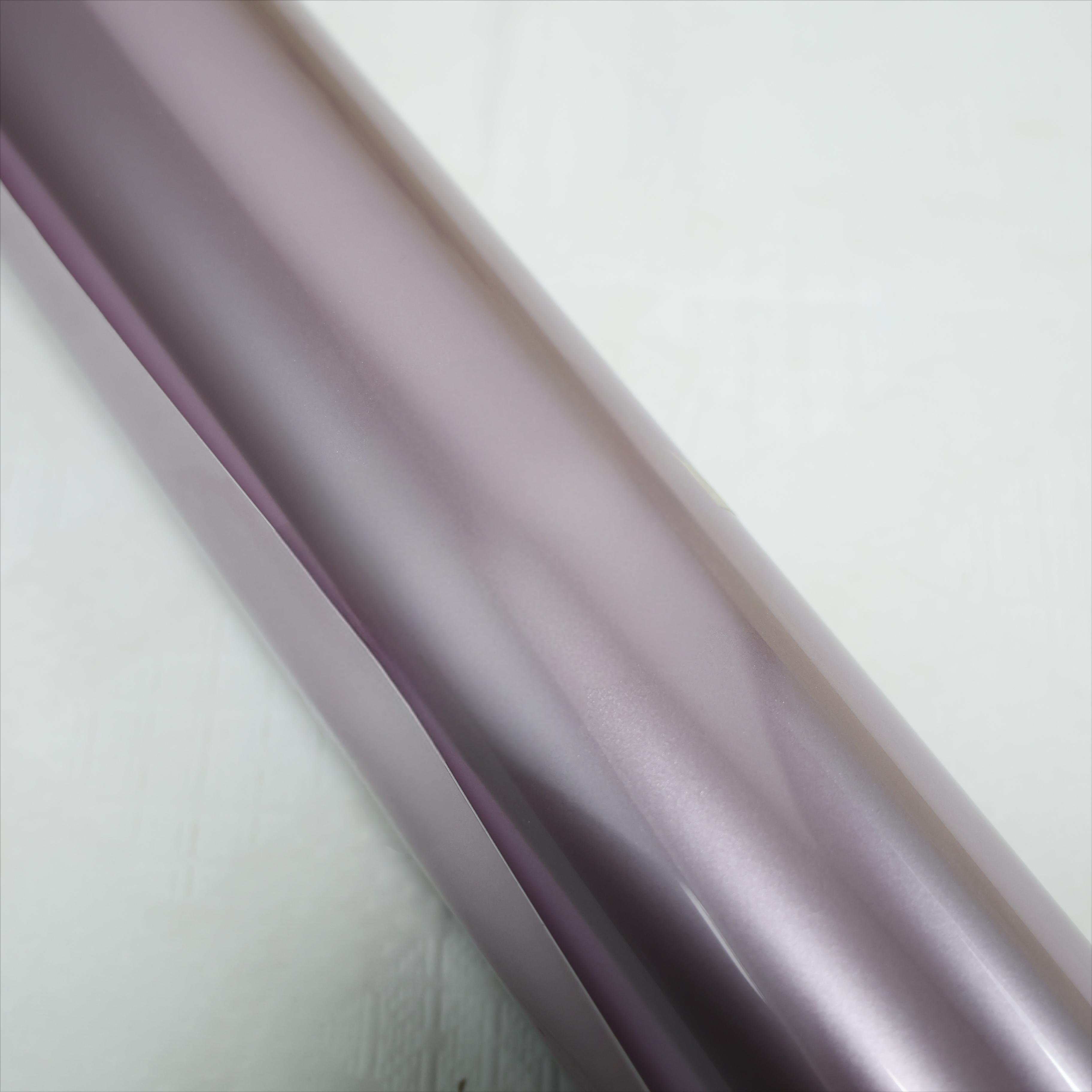 High Quality 6.5mil PVC Car Wrap Film Metal Powder Pink Self-Healing Glossy Anti-Scratches Full Tint Color Changing Car Films